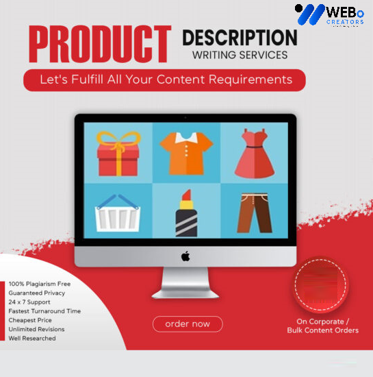 Product Description Writing Services | Best Digital Marketing Agency | Web Design in Indiana for online stores